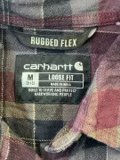CARHARTT ΠΟΥΚΑΜΙΣΟ FLANNEL PLAID ΜΠΟΡΝΤΟ ΑΝΤΡΙΚΟ PRE OWNED M