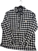 CARHARTT SHIRT WORKWEAR BLACK WHITE ΑΝΤΡΙΚΟ PRE OWNED M