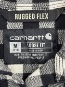 CARHARTT SHIRT WORKWEAR BLACK WHITE ΑΝΤΡΙΚΟ PRE OWNED M