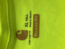 CARHARTT T SHIRT GRAPHIC NEON YELLOW ΑΝΤΡΙΚΟ PRE OWNED XL