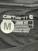 CARHARTT T SHIRT MINIMAL ΜΑΥΡΟ ΑΝΤΡΙΚΟ PRE OWNED M