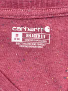Carhartt T-Shirt Relaxed Fit Burgundy Women M
