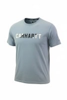 CARHARTT T SHIRT SPELL OUT ΑΝΟΙΧΤΟ ΜΠΛΕ ΑΝΤΡΙΚΟ PRE OWNED L