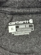 CARHARTT T SHIRT WORKWEAR CHARCOAL ΑΝΤΡΙΚΟ PRE OWNED XL