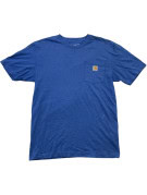 CARHARTT T SHIRT WORKWEAR ΜΠΛΕ ΑΝΤΡΙΚΟ PRE OWNED S
