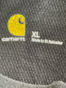 CARHARTT THERMAL LONG SLEEVE TOP WORKWEAR BLACK MENS PRE OWNED XL