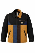 CARHARTT REWORKED GIACCA WORKWEAR NERO UOMO PRE OWNED L