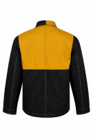 CARHARTT REWORKED  JACKET WORKWEAR BLACK YELLOW MEN PRE OWNED L