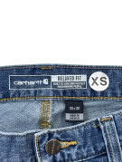 CARHARTT ΤΖΙΝ ΠΑΝΤΕΛΟΝΙ WORKWEAR WASHED BLUE ΑΝΤΡΙΚΟ PRE OWNED XS