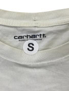 CARHARTT WIP POCKET T SHIRT MINIMAL OFF WHITE MENS PRE OWNED S