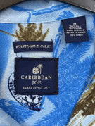 CARIBBEAN JOE ΠΟΥΚΑΜΙΣΟ ΑΝΕΤΟ ΜΠΛΕ ΑΝΤΡΙΚΟ PRE OWNED M