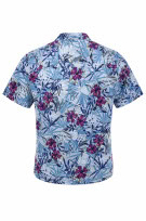 CARIBBEAN JOE CAMICIA FLOREALE BLU UOMO PRE OWNED XL