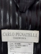 CARLO PIGNATELLI ΑΣΚΟΤ ΓΡΑΒΑΤΑ CLASSIC ΜΑΥΡΟ ΑΝΤΡΙΚΟ PRE OWNED