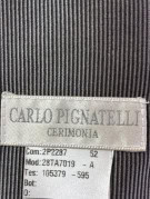 CARLO PIGNATELLI CERIMONIA ΓΡΑΒΑΤΑ CLASSIC ΜΑΥΡΗ ΑΝΤΡΙΚΟ PRE OWNED