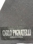CARLO PIGNATELLI ΓΡΑΒΑΤΑ MINIMAL ΜΑΥΡΗ ΑΝΤΡΙΚΟ PRE OWNED