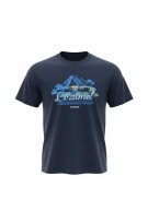 CARNIVAL T-SHIRT 00s COZUMEL MEXICO LOGO BLUE UNISEX XL