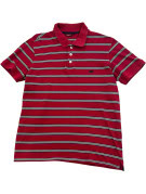CARRERA JEANS POLO CLASSICA RIGATA ROSSA UOMO PRE OWNED M