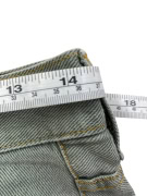 CERRUTI 1881 DENIM ΒΕΡΜΟΥΔΑ VINTAGE LOGO TAB KHAKI/GREY ΓΥΝΑΙΚΕΙΑ XS