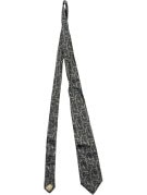 CERRUTI ΓΡΑΒΑΤΑ JACQUARD ΜΑΥΡΗ ΓΚΡΙ ΑΝΤΡΙΚΟ PRE OWNED