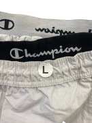CHAMPION SPORTS SHORTS MINIMAL LIGHT GREY MEN PRE OWNED L