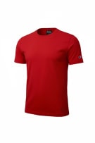 CHAMPION AUTHENTIC T-SHIRT CASUAL CON PICCOLO LOGO ROSSO DA UOMO SMALL