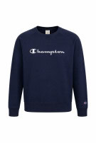 CHAMPION CREWNECK LOGO NAVY MEN PRE OWNED M