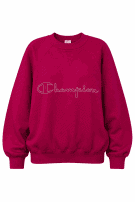 1980 CHAMPION CREWNECK ΜΟΝΟΧΡΩΜΟ FUCHSIA ΓΥΝΑΙΚΕΙΟ PRE OWNED XS