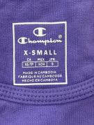 CHAMPION CROP TOP ΓΡΑΦΙΚΟ ΜΩΒ ΓΥΝΑΙΚΕΙΟ PRE OWNED XS