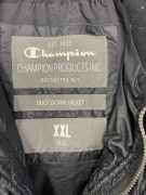 CHAMPION DUCK DOWN PUFFER JACKET ΜΑΥΡΟ - XXL
