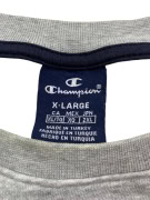 CHAMPION ΦΟΥΤΕΡ CASUAL LOGO ΓΚΡΙ ΑΝΔΡΙΚΟ XL