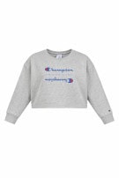 CHAMPION ΦΟΥΤΕΡ CREWNECK CROPPED ΓΚΡΙ ΓΥΝΑΙΚΕΙΟ PRE OWNED XL
