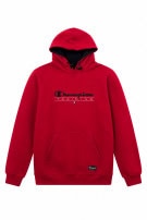 CHAMPION HOODIE SPORTSWEAR RED MENS PRE OWNED M
