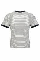 CHAMPION ΓΚΡΙΦΕΡΑΜΕΝΟ TSHIRT ΡΙΓΕ ΜΑΥΡΟ ΑΝΤΡΙΚΟ PRE OWNED XS