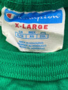 CHAMPION GRAFFIC TEE CLASSIC GREEN MEN PRE OWNED