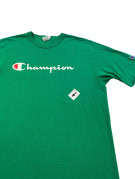 CHAMPION GRAFFIC TEE CLASSIC GREEN MEN PRE OWNED