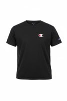 CHAMPION ΓΡΑΦΙΚΟ T SHIRT MINIMAL ΜΑΥΡΟ ΑΝΤΡΙΚΟ PRE OWNED