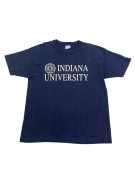 CHAMPION GRAPHIC T SHIRT VINTAGE COLLEGIATE ΝΑΥΤΙΚΟ ΜΠΛΕ ΑΝΤΡΙΚΟ PRE OWNED XL