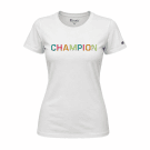 CHAMPION GRAPHIC TEE COLORFUL WHITE ΓΥΝΑΙΚΕΙΟ PRE OWNED M