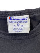 CHAMPION GRAPHIC TEE BLACK MEN PRE OWNED XL