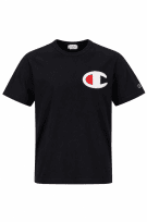 CHAMPION GRAPHIC TEE STREETWEAR NERO UOMO PRE OWNED L