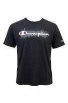 CHAMPION GRAPHIC TEE STREETWEAR NERO UOMO PRE OWNED M