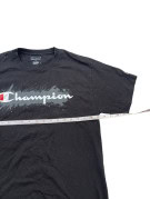 CHAMPION GRAPHIC TEE STREETWEAR NERO UOMO PRE OWNED M
