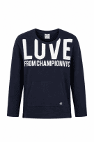 CHAMPION HOODIE GRAPHIC NAVY ΓΥΝΑΙΚΕΙΟ PRE OWNED S