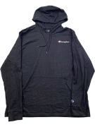 CHAMPION HOODIE ΜΕ LOGO ΜΑΥΡΟ UNISEX XL