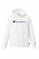 CHAMPION HOODIE MINIMAL ΛΕΥΚΟ UNISEX PRE OWNED M