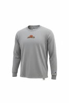 Champion Long Sleeve T-Shirt Logo Γκρι Unisex XL