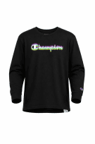 CHAMPION LONGSLEEVE T SHIRT GRAPHIC ΜΑΥΡΟ ΑΝΤΡΙΚΟ PRE OWNED XL