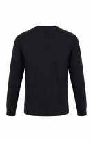 CHAMPION LONGSLEEVE T SHIRT MINIMAL BLACK ΑΝΤΡΙΚΟ PRE OWNED S