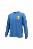 Champion Longsleeve T-Shirt Vintage Big Logo Μπλε Unisex S