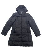 Champion Long Puffer Jacket Casual Logo Black Women’s M
